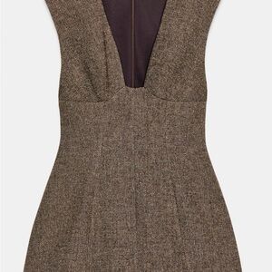 Elegant Brown Women's Dress